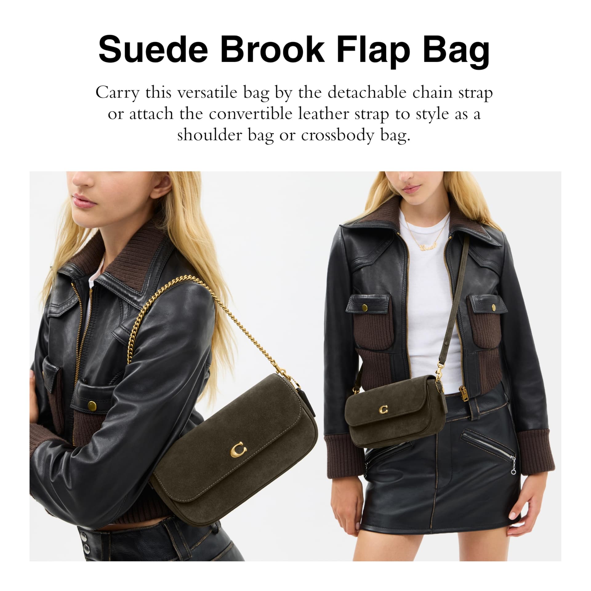 COACH Brook Flap Chain Bag BOLSA DE CADENA BROOK FLAP Mujer thumbnail 3
