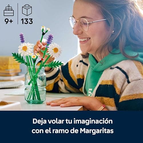 LEGO Botanicals Margaritas - Ramo de Flores con Margaritas y Lavanda Artificial - Adornos y Decoración de Pascua y Semana Santa - Regalo para Niñas de 9+ Años y Mujeres - 11508 thumbnail 3