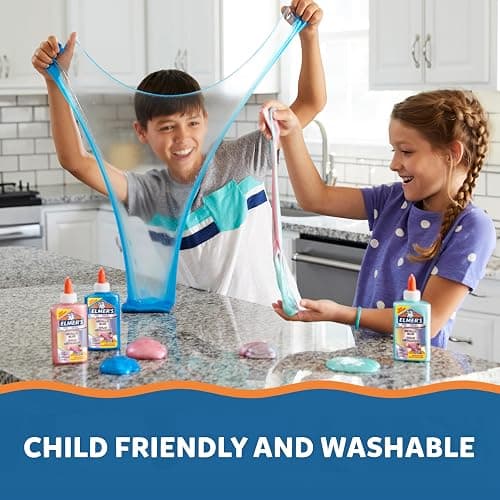 Elmer’s Metallic Slime Kit | Slime Supplies Include Metallic PVA Glue & Magical Liquid Slime Activator | Washable & Kid Friendly | 4 Count thumbnail 7