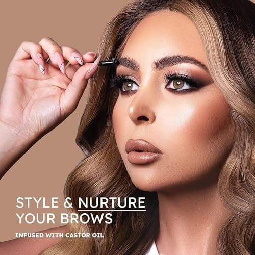 NueDerma - Brow Seal with Castor Oil - Clear Eyebrow Gel, Waterproof Eyebrow Makeup, Styling Wax for Feathered & Fluffy Brows - 1 OZ thumbnail 4