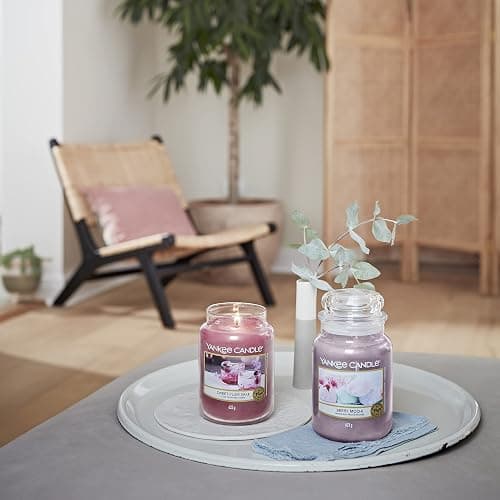 Yankee Candle Duftkerze Sweet Plum Sake | Große Kerze im Glas | Sakura Blossom Festival Collection | Brenndauer: bis zu 150 Stunden | Toll zum Verschenken thumbnail 8