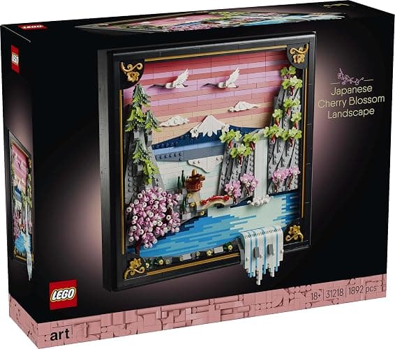 Lego 31218 Lego Art Japanese Scenery Toy Birthday Present Block Men Women Painting Art Interior Stylish thumbnail 10