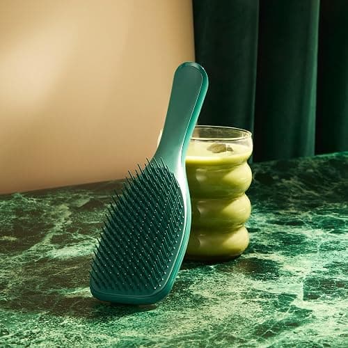 Tangle Teezer Ultimate Detangler Brush for Wet & Dry Hair, Eliminates Knots & Reduces Breakage for All Hair Types, Amazon Exclusive Emerald Green thumbnail 8