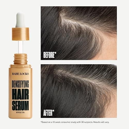 Babe Original Locks Densifying Hair Serum for Men and Women, Promotes Thickness in Thinning Hair & Hair Loss thumbnail 3