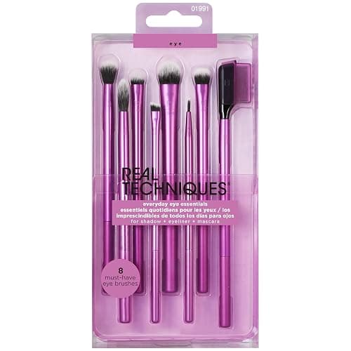 Real Techniques Makeup Brush Set + Real Techniques Eyeshadow Brush Set (Set of 14 Pieces) thumbnail 3