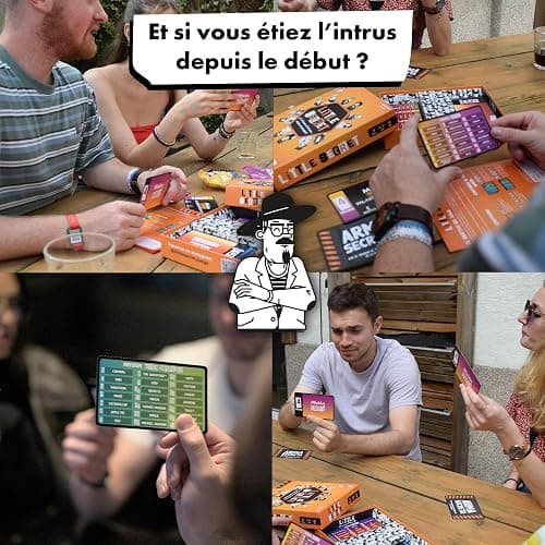 ATM Gaming Little Secret - Jeu de société - Concept de l'Imposteur - Jeu d’Ambiance et de Bluff en Famille et Entre Amis - Jeu de Cartes dès 10 Ans - Saurez-Vous démasquer Les traîtres ? thumbnail 5