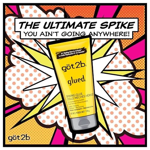 Schwarzkopf Got2b Glued Spiking Glue, Hair Styling, 6-Ounce Tube thumbnail 3