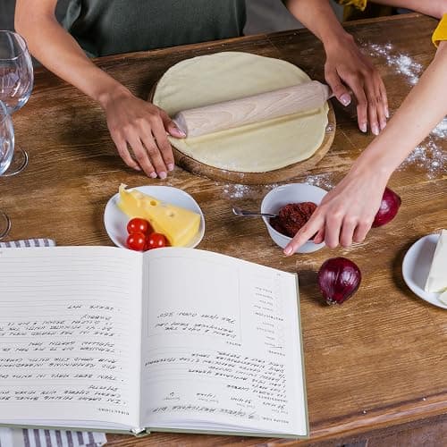 Aesthetic Blank Recipe Book To Write In and Organize Your Own Recipes | The Perfect Waterproof Notebook - Beautiful Blank Cookbook to Keep Everything Organized thumbnail 9