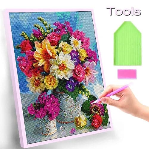 YSCOLOR New DIY 5D Full Diamond Painting Embroidery Van Gogh Starry Night Cross Stitch Kits Abstract Oil Painting Resin Craft Home Decor 11.8X15.8 in/30X40cm thumbnail 3