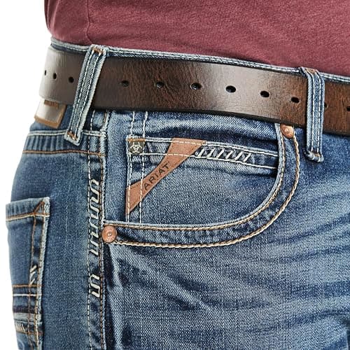 ARIAT Mens M5 Straight Stretch Remming Stackable Straight Leg Jean thumbnail 4