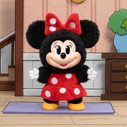 POP MART Mickey Family Figures Cute Together Keychain Series Blind Box ,Random Design Action Figures Collectible Toys Home Decorations, Single Box thumbnail 2