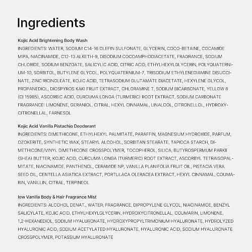 medicube Fresh Glow Body Kit | Travel-Ready Hair & Body Set | Mini body wash, deodorant and hair & body fragrance mist for fresh glow body. Kojic Acid for Brightening thumbnail 8