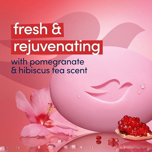 Dove go fresh Beauty Bar, Pomegranate and Lemon Verbena 4 oz, 6 Bar thumbnail 5