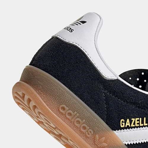 adidas Gazelle Indoor Grade School Lifestyle Shoes (Core Black/Cloud White/Gum) thumbnail 5