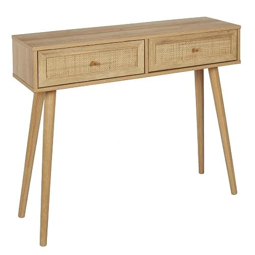 HOME DECO FACTORY - HD5132 - Console Bali 2 Tiroirs, Entrée, Salon thumbnail 6