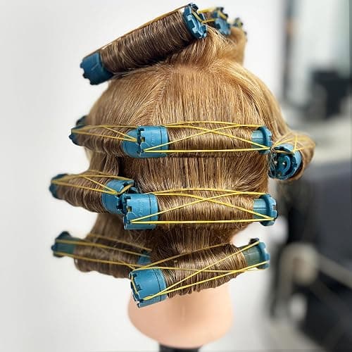 SOPHIRE 20-22 inches 100% Real Human Hair Mannequin Head with 9 Tools and Clamp, Hairdressers' Practice Training Head and Cosmotology Doll Head for Hairstyling and Braid - #27 thumbnail 3