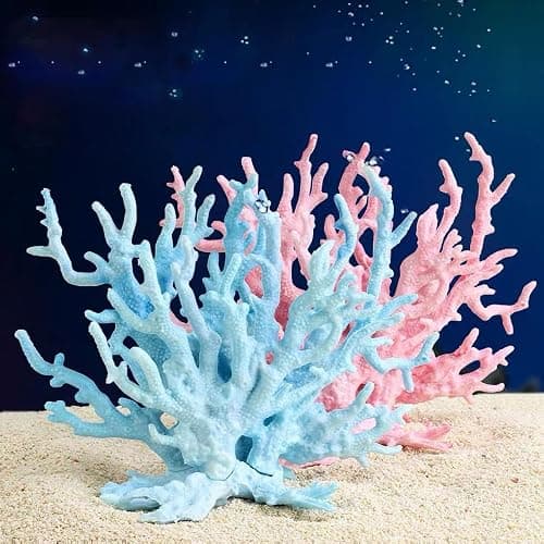 Besimple Artificial Aquarium Coral Ornament Plastic Fish Tank Plants Decoration for Aquarium Landscape (Pink) thumbnail 7