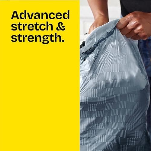 Glad ForceFlex Tall Kitchen Trash Bags, 13 Gallon, Fresh Clean, 140 Count (Package May Vary) thumbnail 3