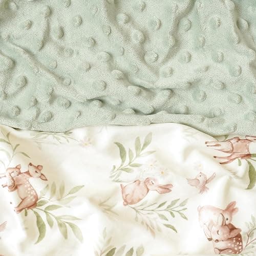 Konssy 2 Pack Nursing Pillow Covers, Soft and Comfortable Nursing Cover for Breastfeeding Pillows, Pillow Slipcover for Baby Girls Boys Newborn(Green, Woodland) thumbnail 3