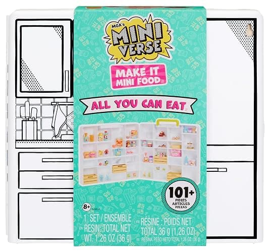 MGA's Miniverse Make It All You Can Eat - DIY Kunstharzspiel - Replika Lebensmittel Sammlerstücke - Nicht essbar - Geeignet für Kinder ab 8 Jahren und Sammler thumbnail 3