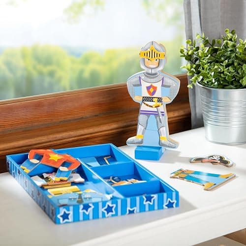 Melissa & Doug Joey Magnetic Wooden Dress-Up Pretend Play Set (25+ pcs) thumbnail 9