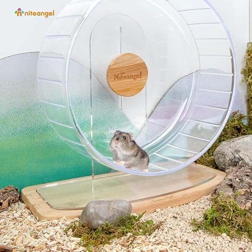 Niteangel Anti-Slide Hamster Wheel Platform: Medium Size & Elevates Height | Brand-Specific Compatibility: Designed exclusively for Niteangel Series Hamster Wheels and does not fit other brand wheels thumbnail 5