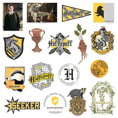 Harry Potter Hufflepuff Theme 50 Vinyl Stickers Waterproof Die-Cut Decals thumbnail 4