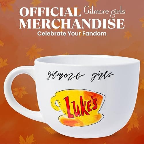 Silver Buffalo Gilmore Girls Luke's Diner Logo Ceramic Soup Mug, 24 Ounces thumbnail 6