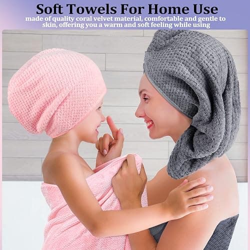 Mixweer 20 Pcs Bath Towel and Washcloths Set for Bathroom Includes 5 Bath Towels 5 Hand Towels 10 Washcloths, Soft Coral Velvet Absorbent Quick Dry for Sports Shower Hotel Spa(Multicolor) thumbnail 5