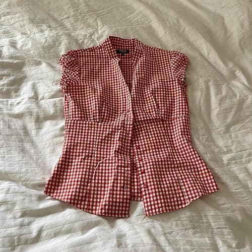 Womens Button Up Shirt Short Sleeve Y2k Cute Slim Fit Going Out Summer Lapel Shirts Blouse Aesthetic Crop Tops thumbnail 4