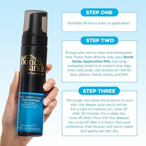 Bondi Sands - Self Tan Foam - Self Tanning Foam 1 Hour Express, for a spotless and fast tan without the sun, 200 ml thumbnail 9