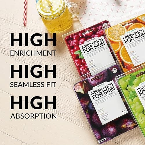 FARMSKIN Organic Face Mask, 12 pcs - Hydrating, Moisturizing, Brightening, Soothing, Cruelty-Free thumbnail 2
