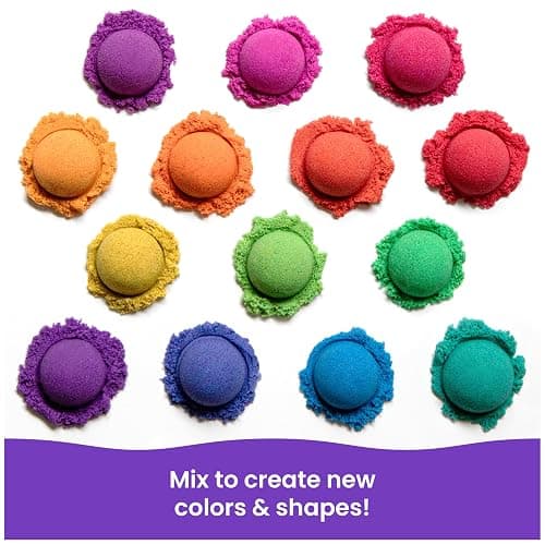 Kinetic Sand, 6lbs Mega Mixin’ Bag with Red, Yellow & Blue Play Sand, Amazon Exclusive (Packaging May Vary), Sensory Toys, Holiday Gifts & Stocking Stuffers for Kids Ages 3 and up thumbnail 7