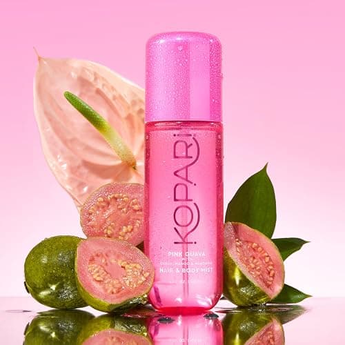 Kopari Pink Guava Hair & Body Mist – Guava, Mango, Mandarin, Coconut, Vanilla & Sandalwood Scent, Long-Lasting Clean Fragrance Spray, Vegan & Cruelty-Free, 4 oz thumbnail 6