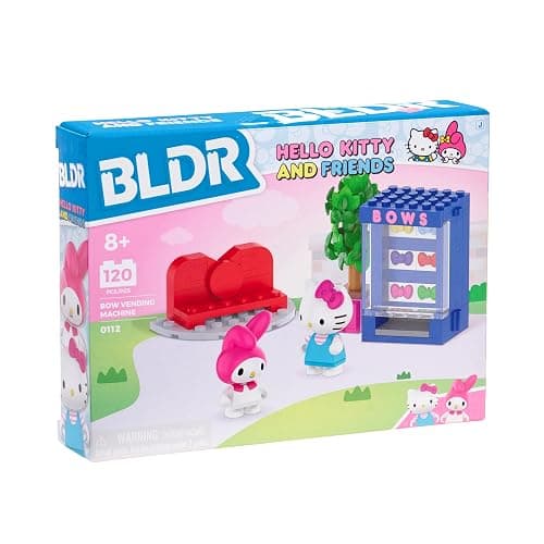 BLDR Hello Kitty and Friends Bow Vending Machine Building Set 0112 with Hello Kitty and My Melody Minifigures - Gift for Kids and Sanrio Fans Ages 8+ thumbnail 2