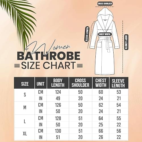 NY Threads Women's Fleece Hooded Bathrobe Plush Long Robe thumbnail 2