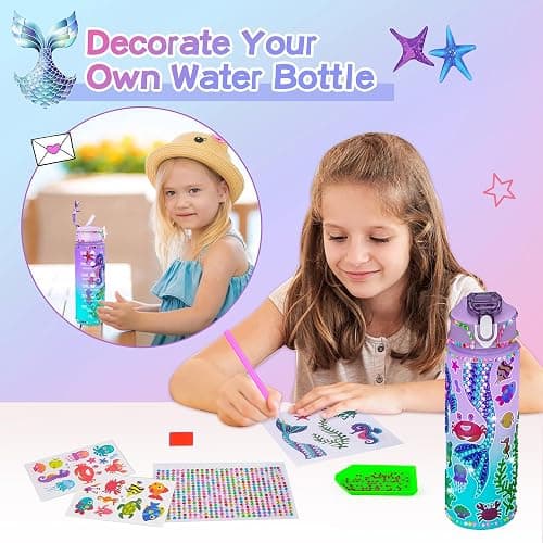 Cherry Tale Mermaid Gifts for Girls Toys Age 6-8, Kindergarten Graduation Gifts for Girls Age 4-6, Birthday Gifts Set with Plush Diary Kit, for Daughter Niece 5 6 7 8 9 10 Year Old thumbnail 5