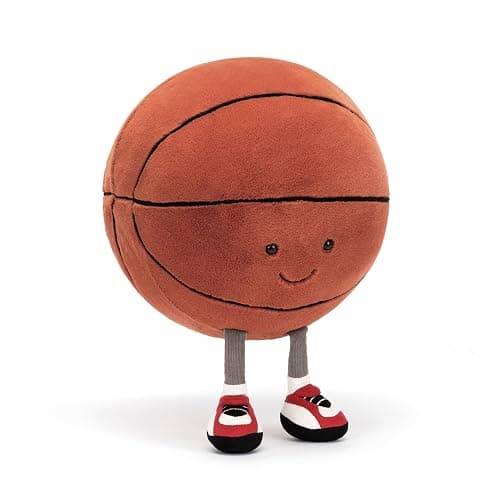 Jellycat Amuseables Basketball Stuffed Toy, 12.5 inches - Basketball Plush Gift for Sports Fans - Basketball thumbnail 5