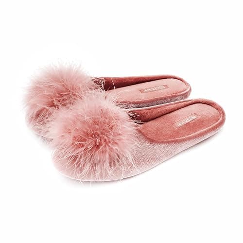 BCTEX COLL Women's Fuzzy Velvet Memory Foam Indoor House Slipper | Cozy Fluffy Bedroom Slipper, Non-slip Sole, Lightweight - Image 1