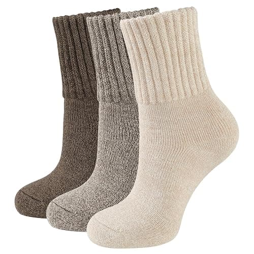 CLOSEMATE Womens Thick Full Cushioned Thermal Warm Boot Socks for Winter 3 Pairs - Image 1
