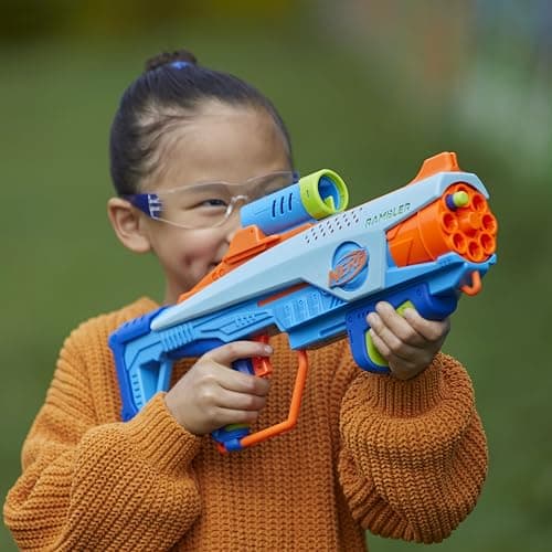 Elite Junior Rookie Pack, Easy Play Toy Foam Blaster, 32 Nerf Elite Darts, 4 Targets, Nerf Blasters for Kids Outdoor Games, Ages 6 & Up (Amazon Exclusive) thumbnail 8