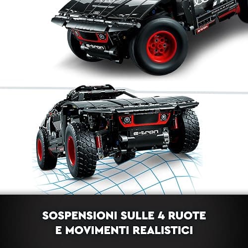 LEGO Technic Audi RS Q e-tron 42160 Advanced Building Kit for Kids Ages 10 and Up, This Remote Controlled Car Toy Features App-Controlled Steering and Makes a Great Gift for Kids Who Love Engineering thumbnail 4