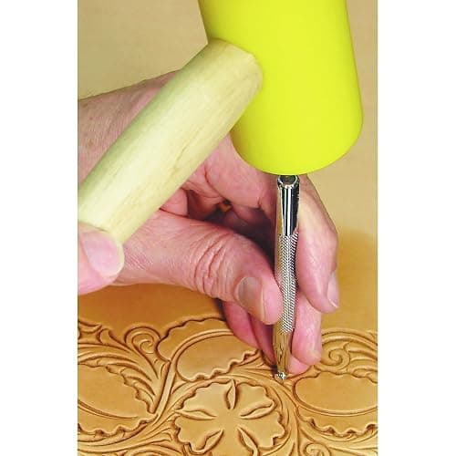 Realeather Leather Stamps Tool Set for Leather Crafting, 10 Stamping Tools, Sheridan Style Stamp Set I thumbnail 3