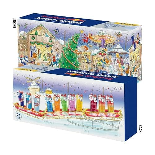Red Bull Energy Drink Variety 2025 Advent Calendar Pack, with 80mg Caffeine, Taurine & B Vitamins, 8.4 fl. oz. - 24 Cans thumbnail 4