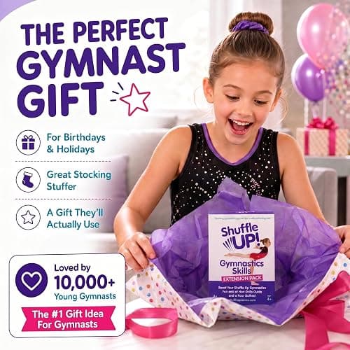 Shuffle Up Gymnastics Skill Pack - 22 Skills, Gymnastic Equipment for Girls thumbnail 5