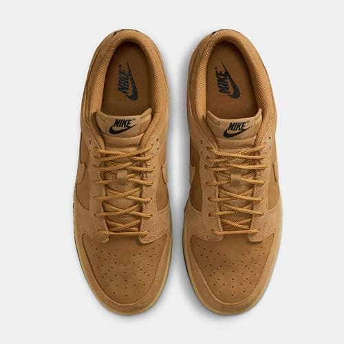 Nike Dunk Low Wheat Mens Lifesyle Shoes (Wheat/Black/Black/Wheat) thumbnail 3