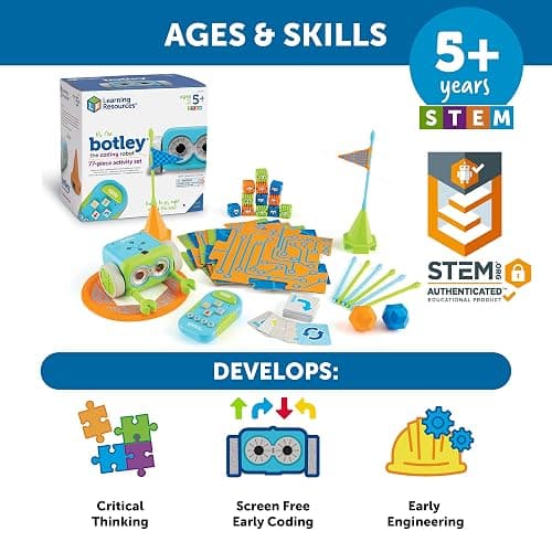 Learning Resources Botley The Coding Robot Activity Set - 77 Pieces, Ages 5+, Screen-Free Coding Robots for Kids, STEM Toys for Kids, Programming for Kids, for Kids thumbnail 6