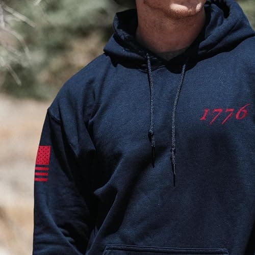 Grunt Style 1776 Flag Hoodie thumbnail 3