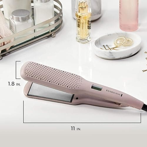 Remington Wet2Straight Hair Straightener / Flat Iron, 450°F Salon High Heat, 1 3/4" Inch plates, Mauve thumbnail 9