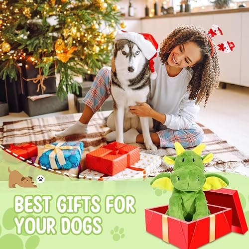 Letsmeet Squeaky Dog Toys Plush Dog Toy with Crinkle Paper Stuffed Durable Dog Chew Toys for Small Middle and Large Dogs thumbnail 7